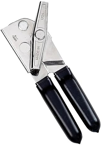 EZ-DUZ-IT 3028 Deluxe Can Opener with Grips, Black