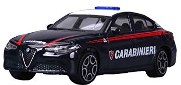 BBURAGO - Auto Carabinieri - Modellino Realistico Auto in Scala 1:43 (Scelta Casuale tra i Modelli Disponibili), Licenza Ufficiale Arma dei Carabinieri, Età consigliata 3+ Anni