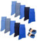 FOOTNOTE 10 Paar Hochwertige Socken Herren & Damen Baumwollsocken Socks Business, 43-46, Blautöne