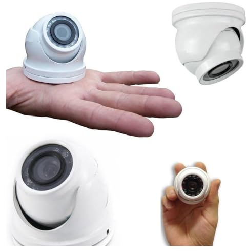 OISE ART STORE Trade Shop Mini-Kamera Dome Ahd Videoüberwachung Full HD 1080p 3,6 mm 12LED Video 1,3 MP