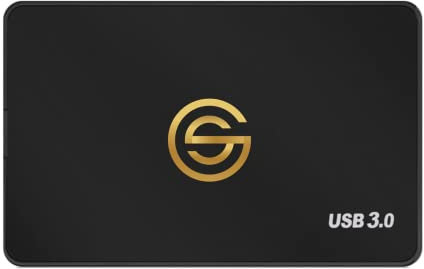 SG, Hard Disk Esterno Portatile con disco SSD interno da 256 Gb Nvme USB 3.0 per Notebook, pc, Desktop, archiviazione dati, supporto esterno, completo di cavo USB-C