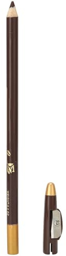 Beard Pencil Filler, Beard Styling Tool with Pencil Sharpener, Beard Shaping Pen for Salon, Home for Travel (Dark Brown)