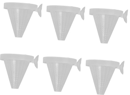 SUPVOX 20pièces Distributeur pour Vase Nourrisseur pour Poissons avec Ventouse Compatible avec Aquarium