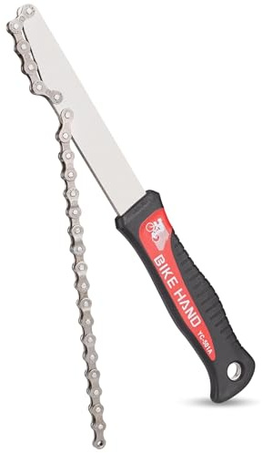 BIKE HAND Kettenpeitsche für Shimano 7- bis 12-Fach Kassette – hält das Ritzel zur Demontage des Lockrings – Kettenpeitsche – Kassettenabzieher(Kettenwischer)