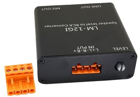 YPBEW Convertitore professionale di segnali attenuatore per altoparlanti per un suono chiaro per subwoofer attivi Altoparlanti Convertitore di livelli di uscita a linea