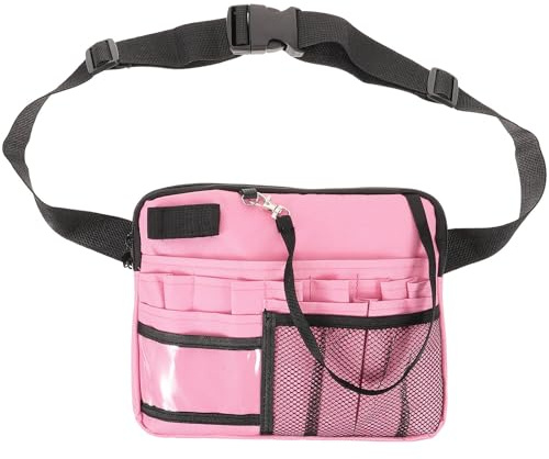 COLLBATH Riñonera de Enfermería para Enfermeras Diseño Ergonómico y Gran Capacidad, Bolsa Multifuncional de Tela Oxford Adecuado para Clínicas y Uso Diario