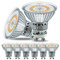 DEIFUA GU10 LED Lampe Warmweiss 2700K 6W 750 Lumen Ersetzt 75W PAR16 Halogen Leuchtmittel, 6er-Pack, Nicht Dimmbar Reflektorlampen, Flimmerfrei Strahler, Abstrahlwinkel 120° Spot Birnen