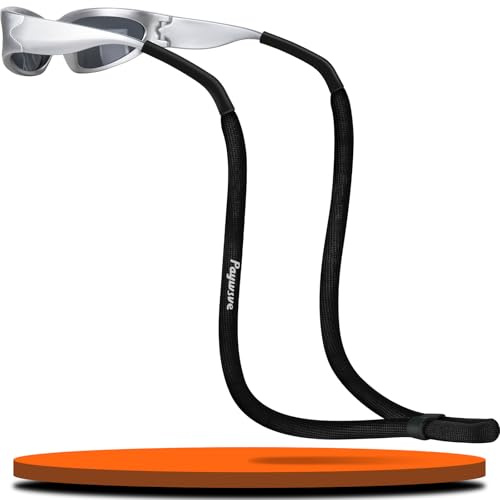 Payivsve Banda para gafas flotantes, longitud ajustable, adecuada para deportes acuáticos, banda de gafas deportivas, flotante, resistente al agua, para mujeres, hombres y niños, Negro