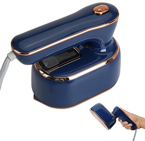 Mini Steam Iron, 1000W Foldable Handheld Travel Steam Iron, Travel Iron 20s Fast Heat Up, Portable Steamer Iron for Home and Travel, 100ml Water Tank (Blue)