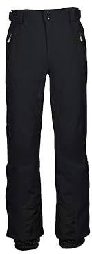 Killtec KSW 80 MN SKI PNTS 39745-000 - Pantalones de esquí para Hombre con protección en los Bordes y paranieves, Color Negro