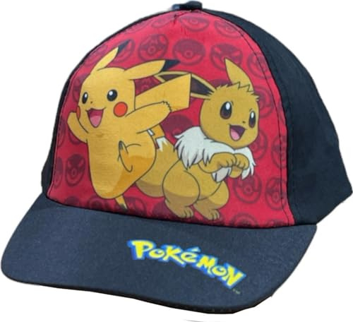 arlis Casquette de Baseball ​pour Garçon en Licence, Casquette de Baseball Réglable pour Garçon - Casquette Enfant Chapeau Visière Confortable (FR/ES, Âge, Taille Unique, Casquette Pokemon - H)