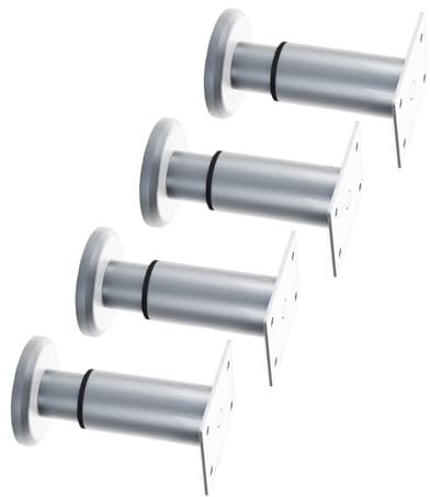 Lot de 4 pieds de meubles réglables pour cadre de lit, meuble de cuisine, canapé, quincaillerie pour armoire