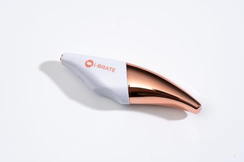 i-BRATE Under Eye Massager & Facial Wand – Anti-Aging Eye Tool for Puffiness, Dark Circles & Fine Lines – Micro Vibration Technology, Cooling Therapy Sleeve, USB-C Rechargeable & Travel Friendly