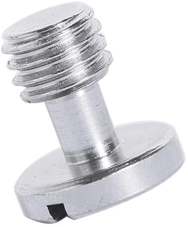 Vis à serrage rapide en acier inoxydable 3/8 pour trépied d'appareil photo reflex numérique Accessoires Tête plate Vis de trépied