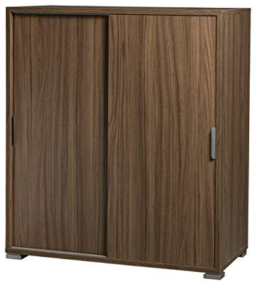 MeMi Me204NOC ante scorrevoli. Scarpiera.mobiletto . Gia' montato, Legno, Rovere Sonoma, misure 75 x 85 x 38 CM