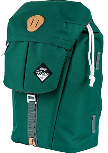Nitro Cypress sportiver Daypack Rucksack für Uni & Freizeit, Streetpack mit gepolstertem 15“ Wide Laptopfach & Seesacktunnelverschluss, Überschlagdeckel, Ponderosa, 28 L