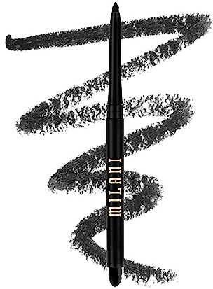 Milani Stay Put Eyeliner - After Dark (0.01 Ounce) Cruelty-Free Self-Sharpening Eye Pencil with Built-In Smudger - Line & Define Eyes with High Pigment Shades for Long-Lasting Wear