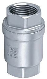 ERBER H12W-16P 304 Edelstahl Innengewinde Drahtmündung vertikales Rückschlagventil Rückschlagventil (Color : 1)