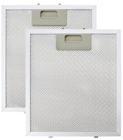Be In Your Mind Lot de 2 filtres à graisse en alliage d'aluminium pour hotte aspirante de cuisine 260 x 230 mm Argenté