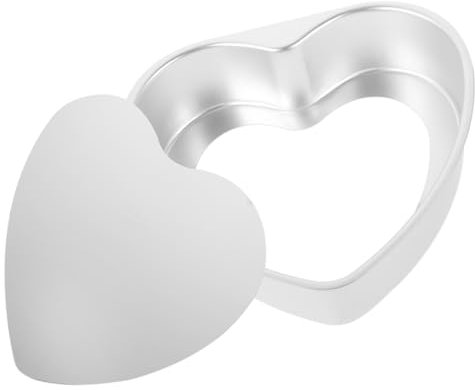 LAPYAPPE Love Heart Cake Dariole Moulds Nonstick Baking Cake Pan Heart Baking Mold