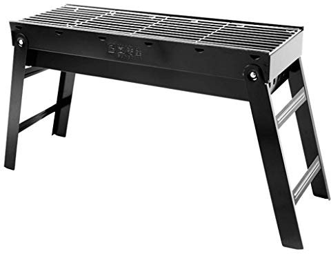 DRFGNF Utomhusgrill minigrill avtagbar kolugn hopfällbar rostfritt stålgrill oberoende bassäng för kol resegrill för picknick