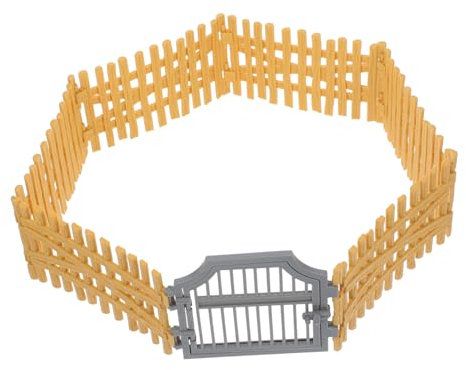 UPKOCH Clôture Jouet pour Garçon Fille De Jouet De Ferme Décoration De Table De Sable De Jeu