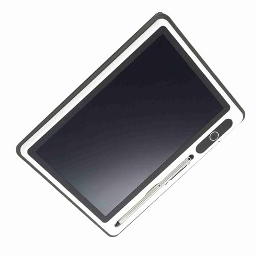 TOPINCN LCD-ritblock för Företagstillbehör, Flexibel Skrivplatta med Högteknologisk Lamineringsteknik, 9-tums Elektroniskt Anteckningsblock i Gulgrönt (Svart (med läderfodral))