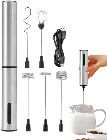 Rod Latte Tool - USB robusto e silenzioso | per la preparazione della birra a tre, per bevande, bastoncini di schiuma, per gastronomia, bancone per uso domestico, luogo di lavoro pe