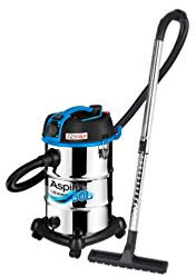 Ribimex PRASP30LPE - Aspiradora (1200 W, Aspiradora cilíndrica, 30 L, Rojo, Acero inoxidable, IPX4, Seca y húmeda)