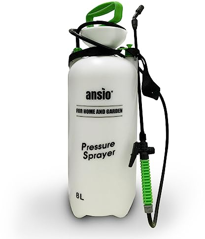 ANSIO® 8L Pressure Sprayer Pump Action Garden Sprayer for Weed Killer