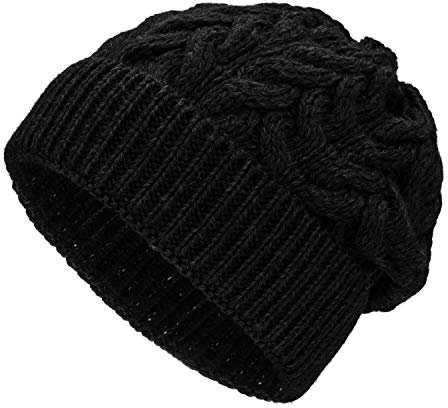 HANSA-FARM | Weiche Damen & Herren Alpaka Mütze aus 100% Alpaka Wolle in +8 Farben - Hochwertige Winter Strickmütze/Beanie Wollmütze - Schwarz