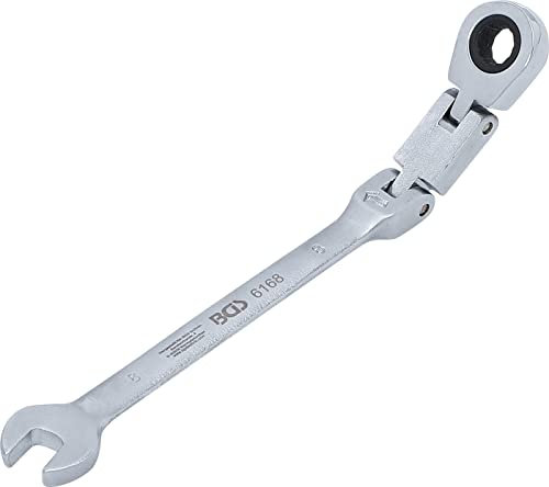 BGS Doppelgelenk-Ratschenring-Maulschlüssel - abwinkelbar - SW 8 mm 6168