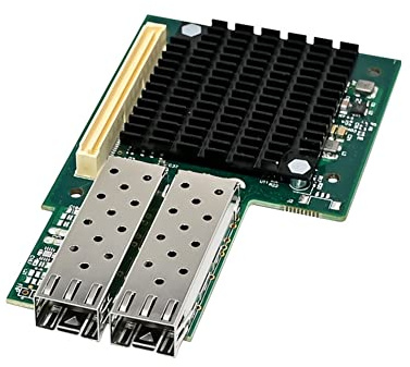 Tyatocepy Mellanox ConnectX-3 Netzwerkkarte, Glasfaser, Server, SFP28, Dual Port, 10 G