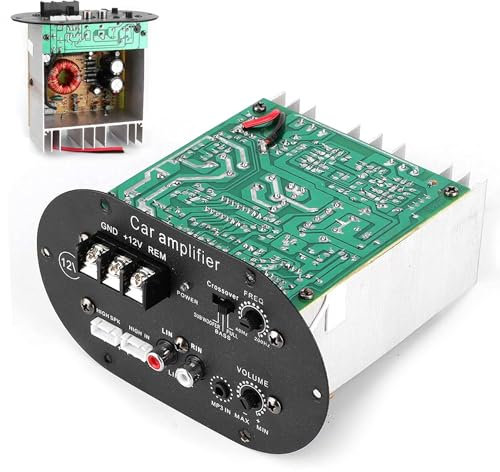 Auto Subwoofer 12V, HiFi-Verstärker 120W Audio Digital Leistungsverstärkerplatine Verstärker-Brett AMP Board Audio Board Reiner Vollton Bass Subwoofer Core Auto Stereo Lautsprecher Amp