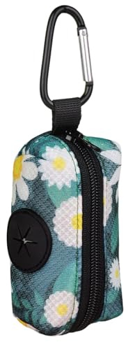 Dispensador de bolsas para excrementos de perros, soporte para bolsas de excrementos, dispensador de bolsas para excrementos de perros, con impresión gráfica, dispensador de bolsas de excrementos de