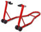 COSTWAY Cavalletto per Moto, Cavalletto Posteriore Moto Universale, Regolabile in Larghezza (rosso)