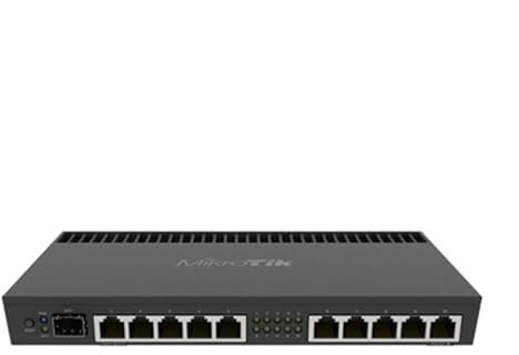 Mikrotik RB4011IGS+RM wired router Gigabit Ethernet Black