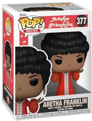 Funko POP! Rocks: Aretha Franklin - (AW Show) - Samlingsbar vinylfigur - Presentidé - Officiell Merchandise - Leksaker för barn och vuxna - Musikfans - Modellfigur för samlare och utställning