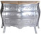 Barock Kommode Silber Wäschekommode Antik Marmorplatte 118 cm cat10005 Palazzo Exklusiv