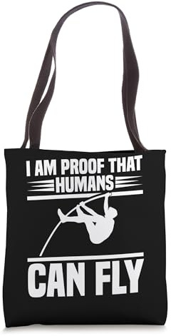 Track & Field Shoes Pole Vaulting Training Pole Vault Tote Bag