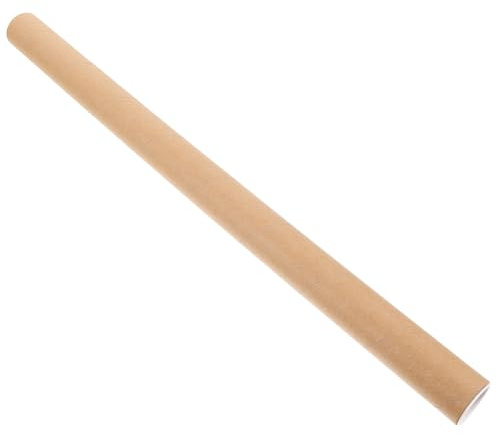 Uonlytech Tube D'Affiche En Carton Kraft 19.69 in Tube De Stockage D'Impressions Et Documents Porte-Affiche Portable De Transport Pour Plans Dessins Artistes Étudiants Architectes