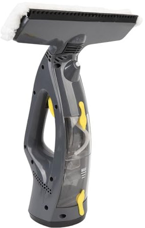 Focket Escobilla de Goma para aspirar Cristales, Aspirador de Cristales inalámbrico Recargable con batería de 2000mAh, Herramienta de Limpieza eléctrica para duchas, Espejos