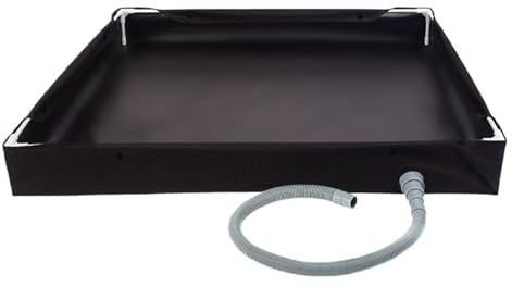 Zahoken Bac De Douche Camping,Bac De Douche De Camping Pliable Voyage avec Tuyau De Drainage - Bassin De Toilette pour Voyage Tente Escalade Plage Intérieur Extérieur