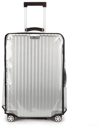 Resväska skydd, transparent PVC bagageskydd för resor, vattentätt och repfritt skydd för 50, 60, 56, 76 cm hjul resväskor, återanvändbara och lätta att installera (76 cm)