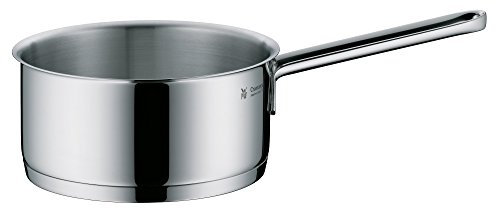 WMF Saphir Stielkasserolle 16cm ohne Deckel, Kochtopf klein 1,4l, Milchtopf Induktion, Cromargan Edelstahl poliert, unbeschichtet