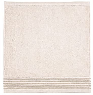 möve Wellness Seiftuch Uni mit Chenillebiesen 30 x 30 cm aus 100 % Baumwolle (Spinair), nature