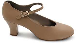 Capezio 2 Student Footlight Character Shoe, Caramel, 8.5 W