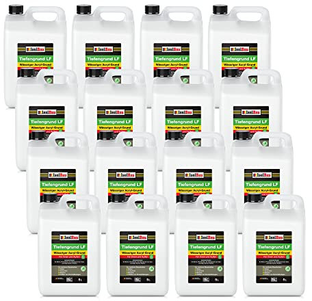 Isolbau Tiefengrund LF - 80 L Wässriger Acryl-Grund für Innen & Außen - Tiefgrund, Haftgrund für professionelle Grundierung