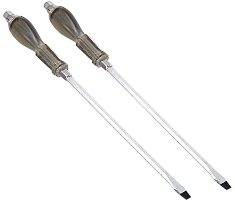 10 Slotted Impact Screwdriver, Magnetic Keystone Demolition Driver,2PCS