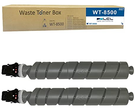 LCL Compatible Waste Toner Bottle Replacement for T1902ND0UN0 WT-8500 Waste Toner Container Box Cartridge for Kyocera Copystar P8060cdn Kyocera ECOSYS P4060dn P8060cdn TASKalfa 2552ci (2-Pack )